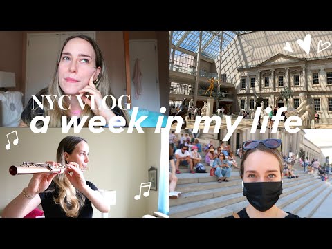 a week in my life in NYC vlog - dealing w/ comparison as a classical musician [katieflute vlogs]