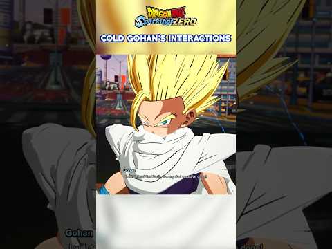 The Coldest Gohan's Interactions in Sparking Zero