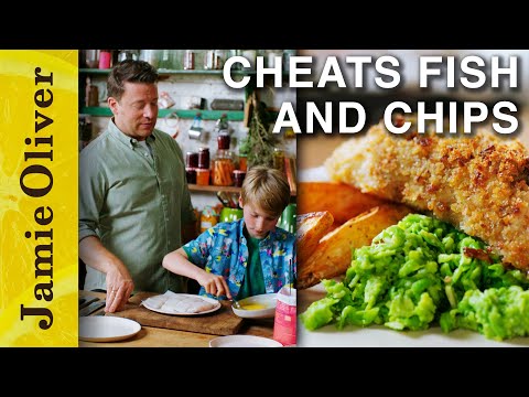 Cheats Fish and Chips | Jamie: Keep Cooking Family Favourites