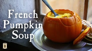 Historic Harvest Soup with Pumpkin Bowl - 18th Century Cooking