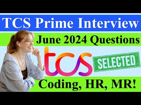 TCS Prime Latest Interview Questions 2024 Part 1, TCS Digital, TCS Ninja #tcs #infosys #wipro #jobs