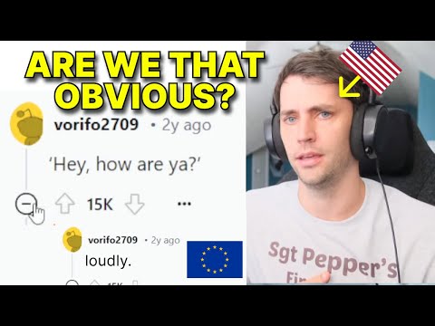 American Reacts to How Can You Tell Someone Is An American Without Them Telling You?