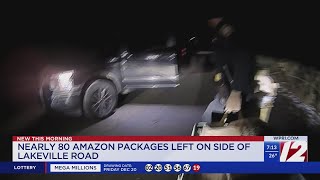 Police: Amazon driver dumped 80 packages in woods