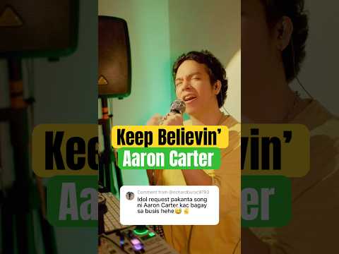 Remember when Aaron Carter said “Don’t stop dreaming, girl”? #aaroncarter #keepbelievin  #vocals