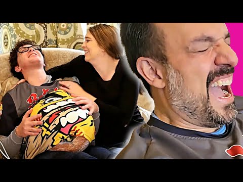 HUSBANDS TRY LABOR PAIN (MY HUSBAND😂COULDN'T HANDLE IT!)