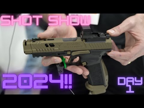 Shot Show 2024 day 1! Canik, Staccato, Global ordinance, Henry, PWS, Zenith