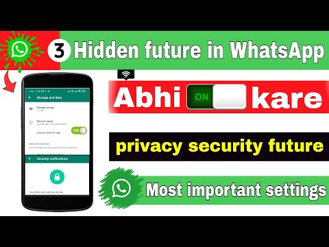 Whatsapp 5 hidden tricks | whatsapp new update | whatsapp privacy settings | faisal talk