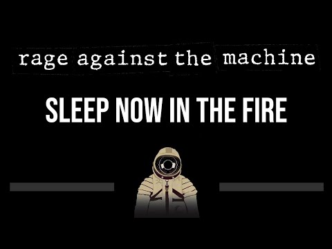 Rage Against The Machine • Sleep Now In The Fire (CC) (Upgraded Video) 🎤 [Karaoke] [Instrumental]