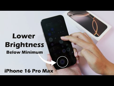 How to Lower Screen Brightness Below Minimum on iPhone 16 & 16 Pro Max