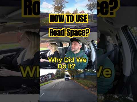 How to use road space? #howto #road #drivingtesttips #drivingtips