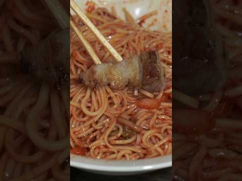 これが本場のキムチそうめん！焼肉と最高の相性