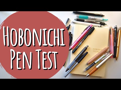 Hobonichi Cousin Pen Test: Which Pens Are The Best?