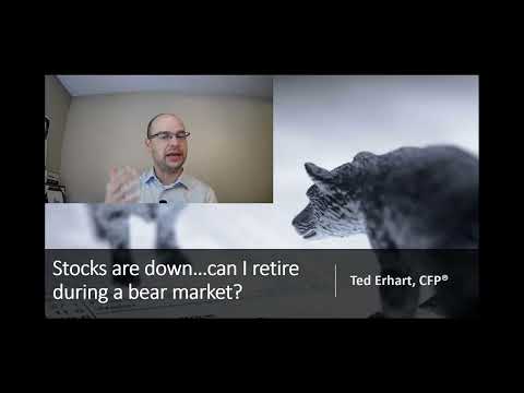 Stocks are down...can I retire in a bear market?