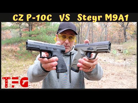 CZ P-10C VS Steyr M9A1 (Range Comparison) - TheFirearmGuy