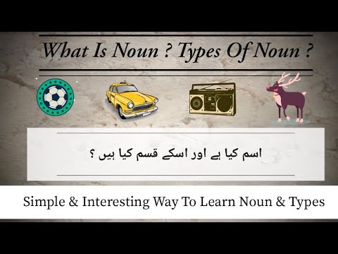 What is Noun// Parts/Types of Noun// All parts/types of noun