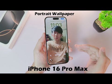 How to Set Portrait Wallpaper on iPhone 16 / 16 Pro Max