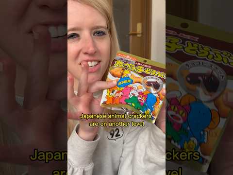 Japanese Animal Crackers Challenge!  Pt 1