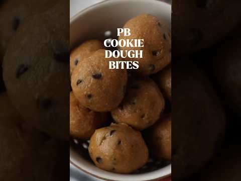 HEALTHY PEANUT BUTTER COOKIE DOUGH BITES