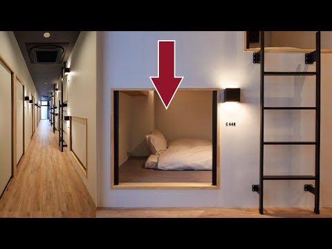 $18 CAPSULE HOTEL full every day even in Corona.