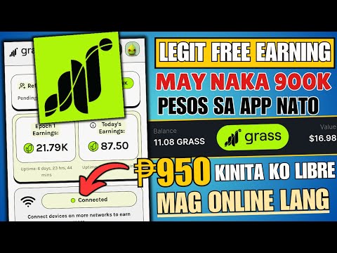 ₱950 KINITA KO NG LIBRE KAY GRASS|MAG ONLINE LANG PALAGi|USED YOUTUBE,FB AT GOOGLE PARA KUMITA#howto