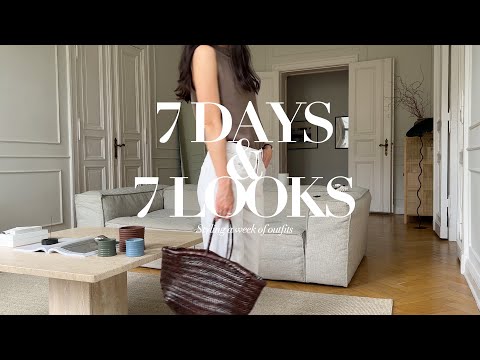 7 Days 7 Looks | Late Summer Looks | Outfits of the Week | Minimalist Quiet Luxury Outfit Ideas | AD