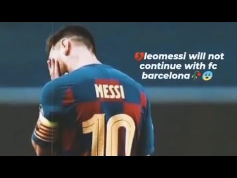 messi will not continue with FC Barcelona 💔ബാർസ്സയിൽ ഇനി മെസ്സി ഇല്ല 😥