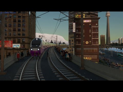 City Skylines 2 Pedestrians trespassing on railroad tracks BUG, ​​trains waiting for pedestrians