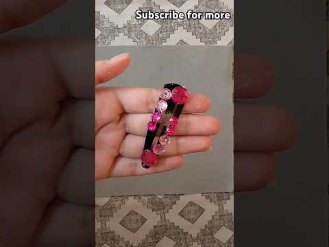 Hair clips tutorial #decor #diyideas #shortsviral #ytshortsindia #craftideas #craft #beautiful