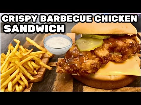 Easy Crispy Barbecue Chicken Sandwich Recipe