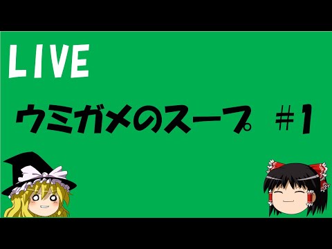 自分って配信できるのか？配信環境のためのお試し配信【ウミガメのスープ】