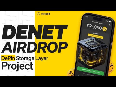 DeNet Free Airdrop - How To Run Denet Watcher Node - Denet Storage Airdrop 2024