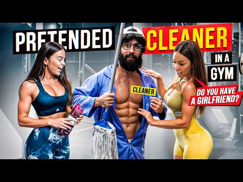 Cleaner ANATOLY Shocks GIRLS in a GYM |  Anatoly GYM PRANK #27