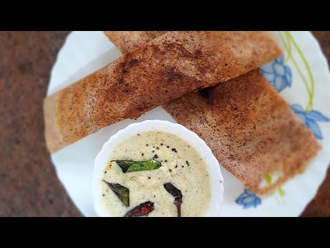 Ragi dosa/ Calcium rich healthy ragi dosa/ Finger millet dosa #ragidosa#fingermilletdosa