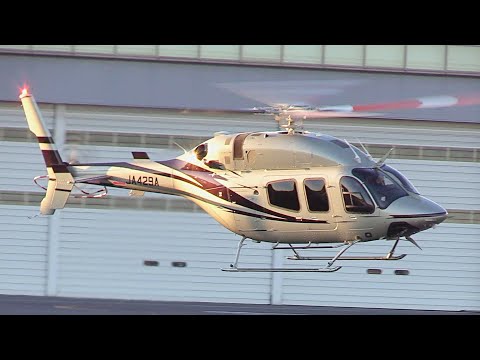 Helicopter BELL429 JA429A Takeoff and Landing