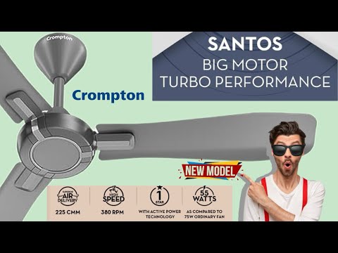 #crompton New Ceiling Fan Santos 1200MM || #ceilingfan #santos1200mm #cromptonceilingfan #zfr07