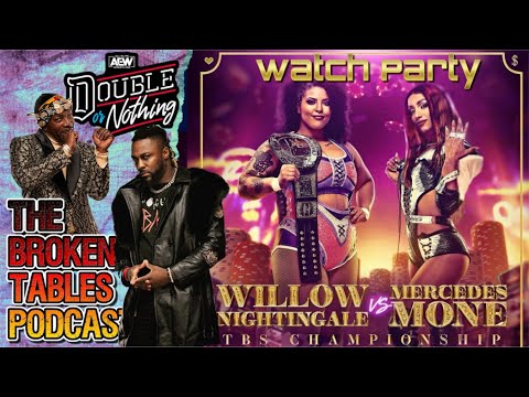 AEW Double or Nothing PPV Reactions Watch Along 5/26/2024 | Mercedes Mone v Willow | Swerve v Cage