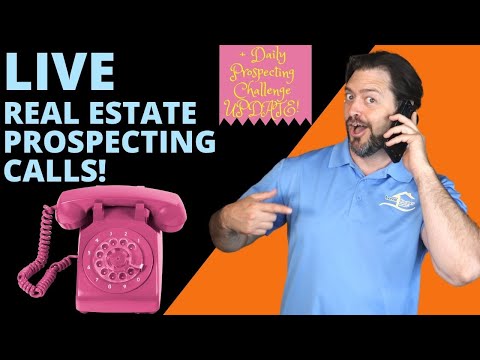 Live Cold Calling For Real Estate Leads with MOJO and Updating The Daily Prospecting Challenge.