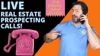 Live Cold Calling For Real Estate Leads with MOJO and Updating The Daily Prospecting Challenge.