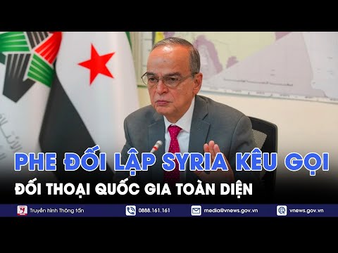 Phe đối lập Syria kêu gọi đối thoại quốc gia toàn diện - Tin Thế giới - VNews