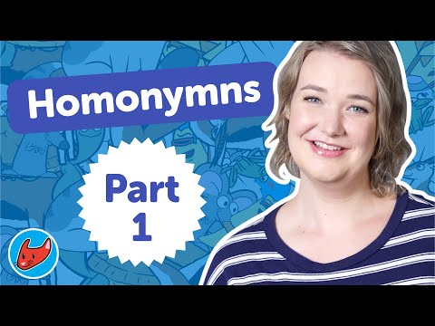 Tricky Words #25 | Homonymns | Part 1 | Made by Red Cat Reading