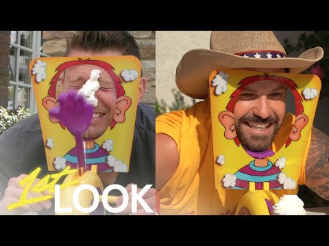 WWE Superstar Mike The Miz & 'Challenge' GOAT Johnny Bananas Answer Trivia or Get Pied | 1st Look TV