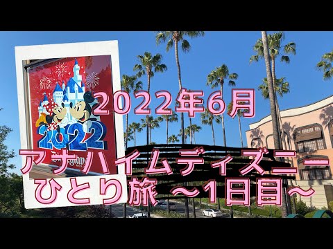 【VLOG】2022年6月アナハイムディズニーひとり旅〜1日目〜関空からアナハイム へ移動