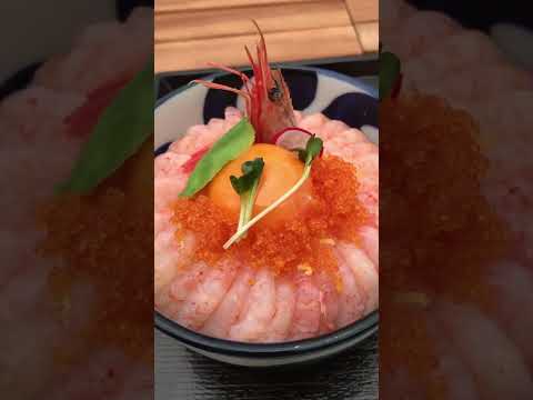 【福岡グルメ】海を眺めながらいただく贅沢な甘エビ丼　#甘エビ丼　#ビーチアンドマウンテン