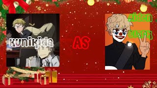 Bsd react to  Kunikida as Aiden Clark//Bsd x Sbg//og