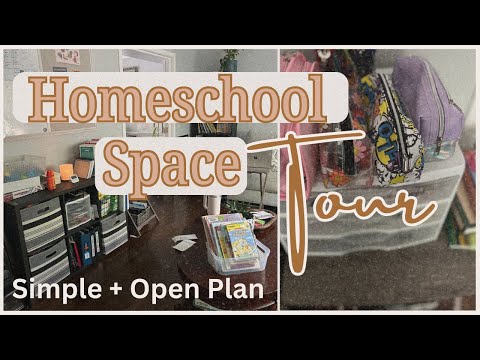 Homeschool Space Tour 2024 | Organized & Inspiring Learning Environment Ideas