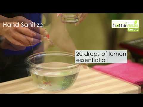 Make Natural Hand Sanitizer At Home| Home Remedies - Homeveda