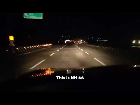 Night drive of #Mumbai #Goa #Expressway #konkan #mumbaigoahighway