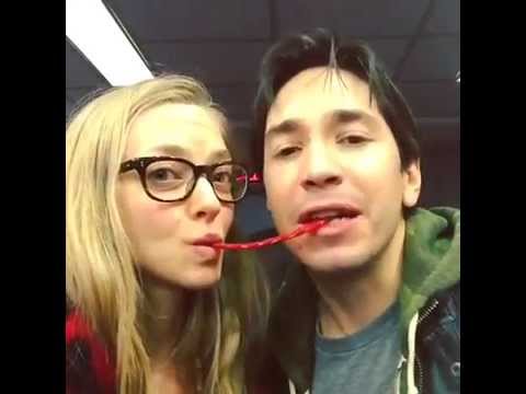 Amanda Seyfried twizzler challenge