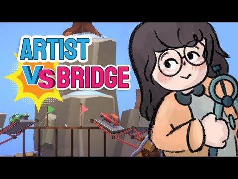 Only an Artist could make a bridge like this | Poly Bridge 3