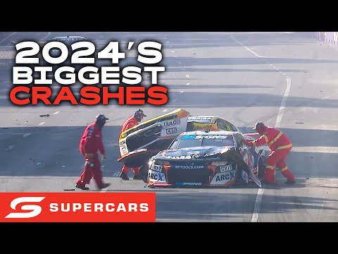 The Biggest Crashes From 2024 | 2024 Repco Supercars Championship